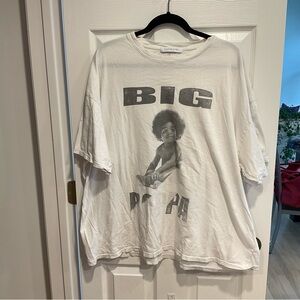 Daydreamer White Graphic 'BIG' Women’s Short Sleeve Tee